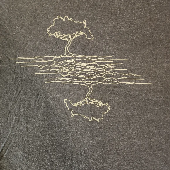 Prana Men's Blue Tree Reflection Tee - Picture 4 of 4